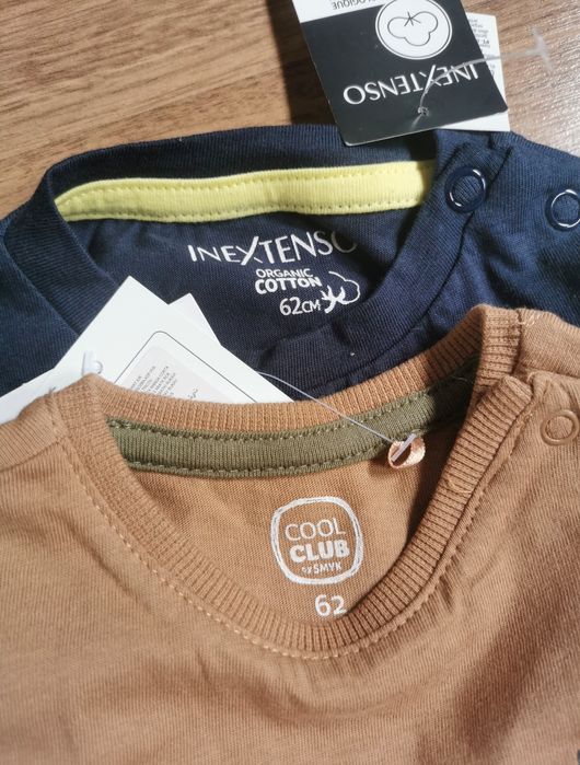 Zestaw 4 szt ubrań niemowlęcych roz. 62