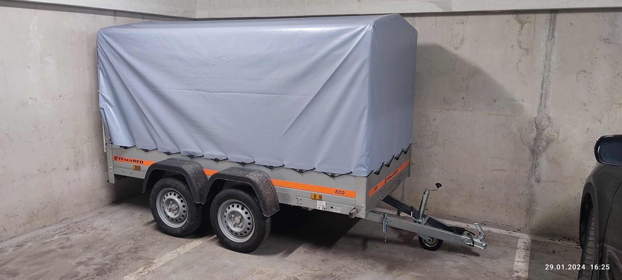 Wypożyczalnia przyczep, Wrocław Maślice 50 zł/4h DMC 750 kat.B