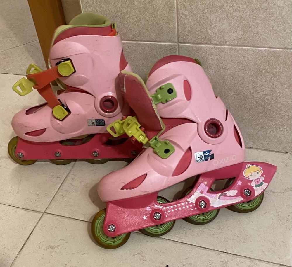 Patins em linha menina