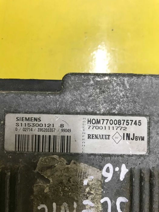 Блок управління двигуном Renault Megane s115300121