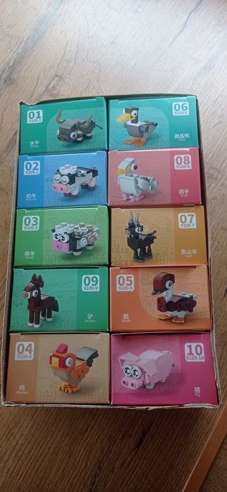 Klocki LEGO zwierzęta nowe