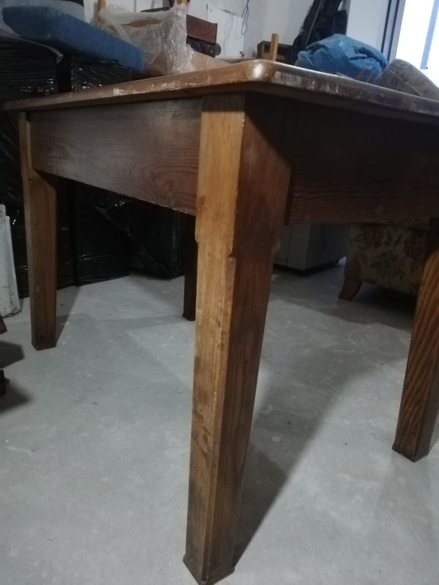 Stary stół z litego drewna 100 letni wyprzedaż