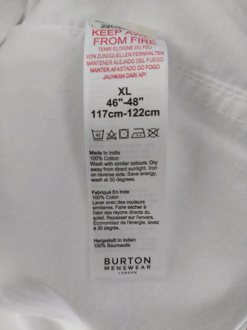 Nowa koszulka polo Burton XL biała męska