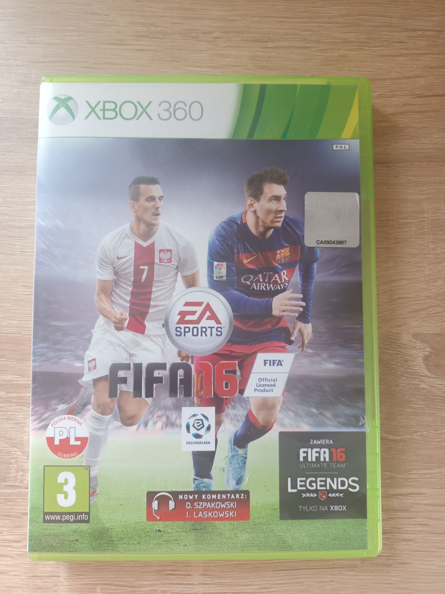 Gra Fifa 16 na xbox 360