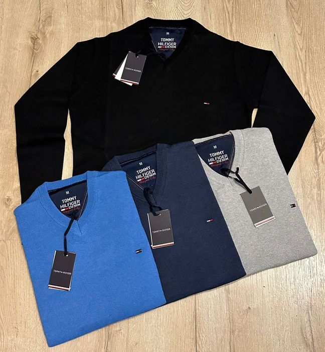 swetry męskie th Ralph Lauren serek i okragle