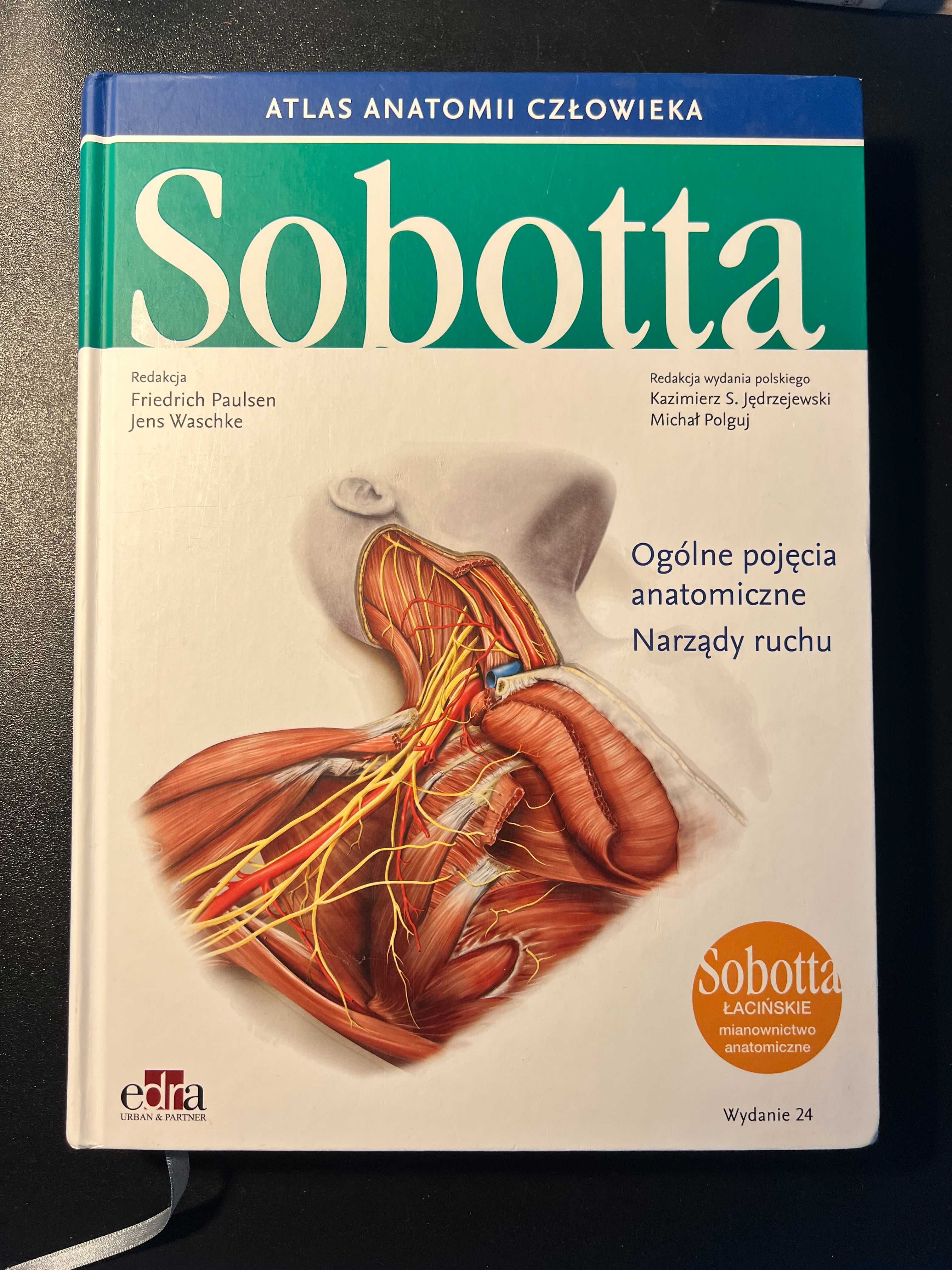 Atlas Anatomii Człowieka Sobotta | 3 tomy | Łacińskie mianownictwo