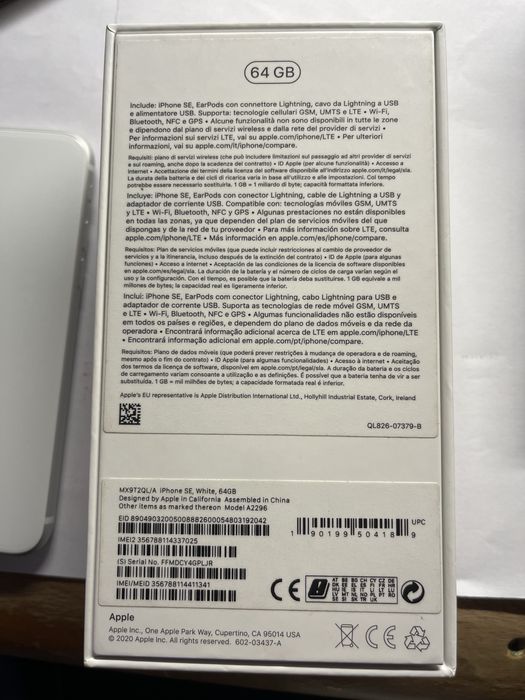 Iphone SE 2020 64 GB Branco Impecavel