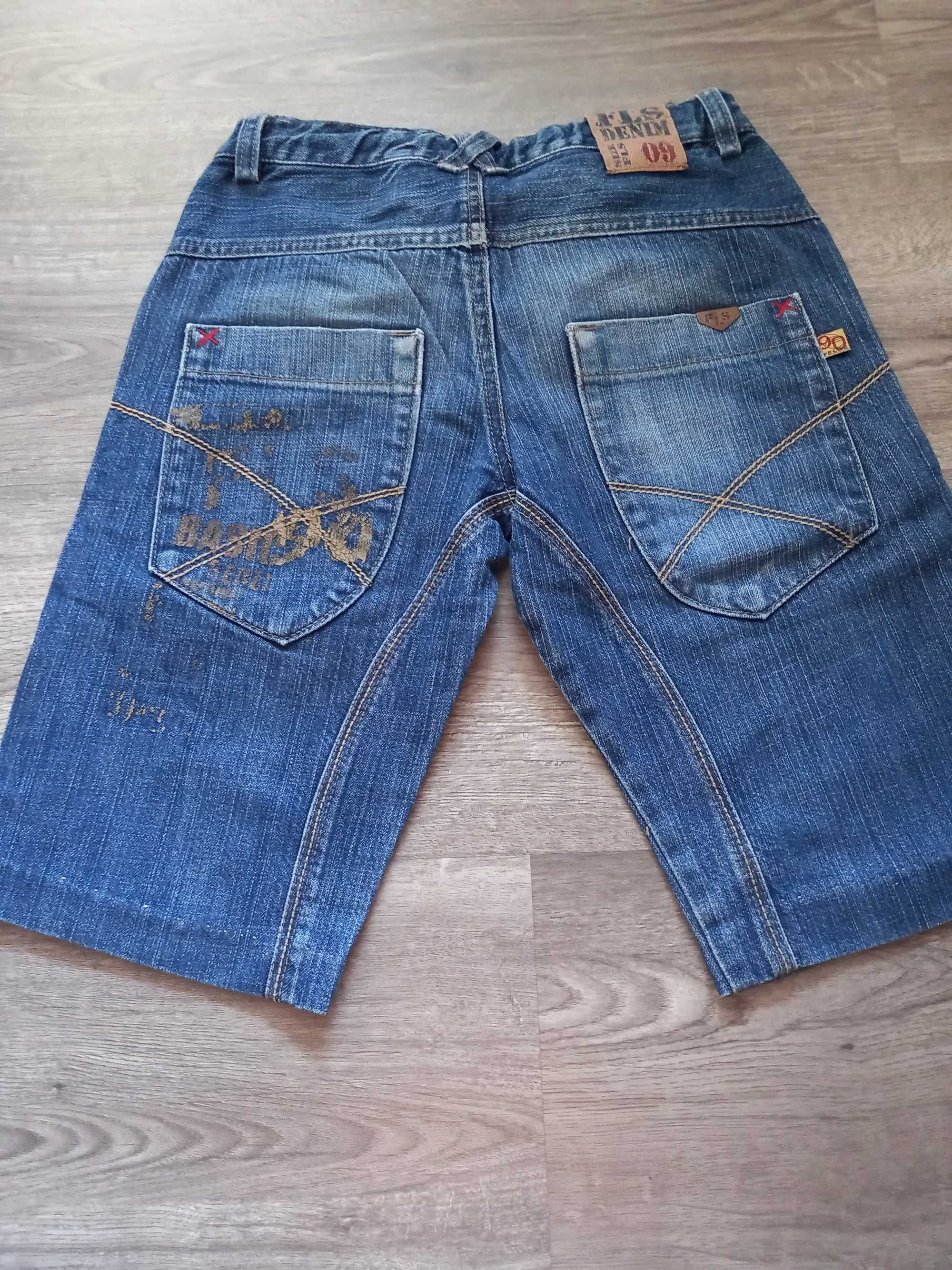 Bermudas ganga azul 5-6 anos