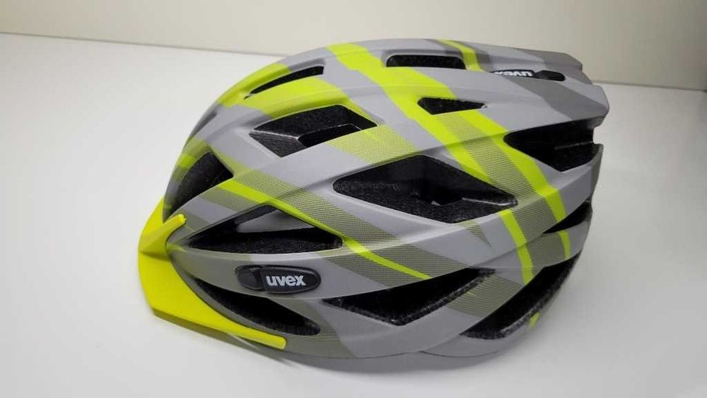 UVEX Air Wing CC grey lime matt Kask Rowerowy rozmiar 56-60cm