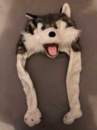 Czapka wilk husky, bal przebierańców, cosplay