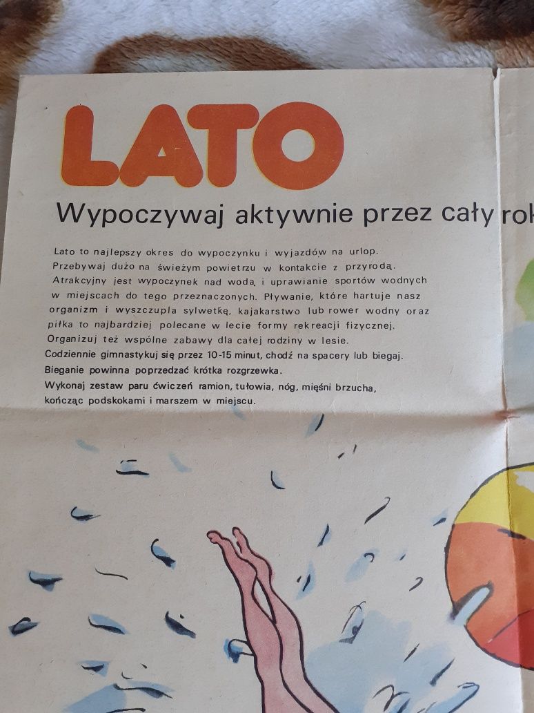Stary plakat z czasów PRL-u  1983 r.