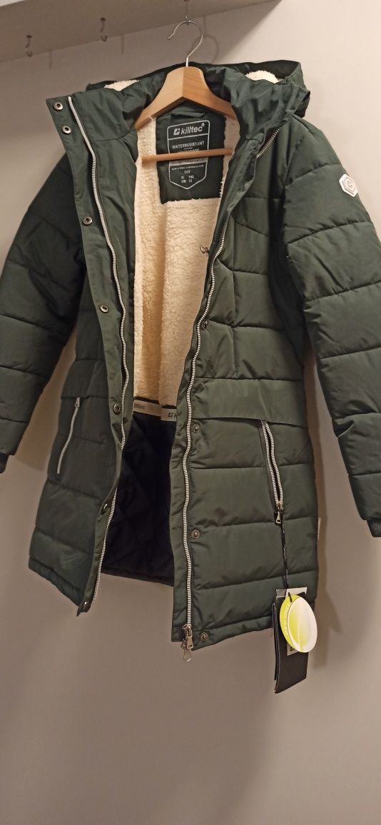Nowa kurtka killtec dziewczęca 152 ocieplana zimowa