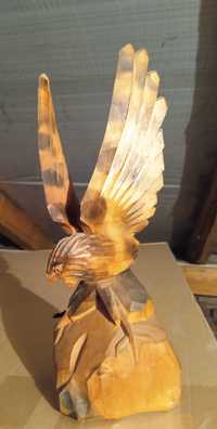 Орел деревянный, статуэтка времен СССР, декор