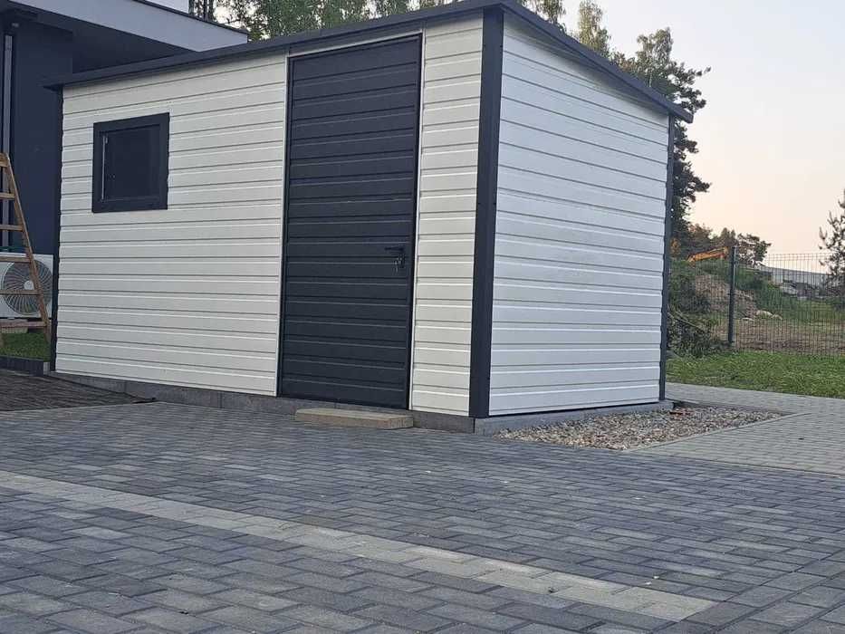 Garaż Blaszany Dwuspadowy/GRAFIT/Garaże Blaszane /Blaszak/ – Maj-Blach