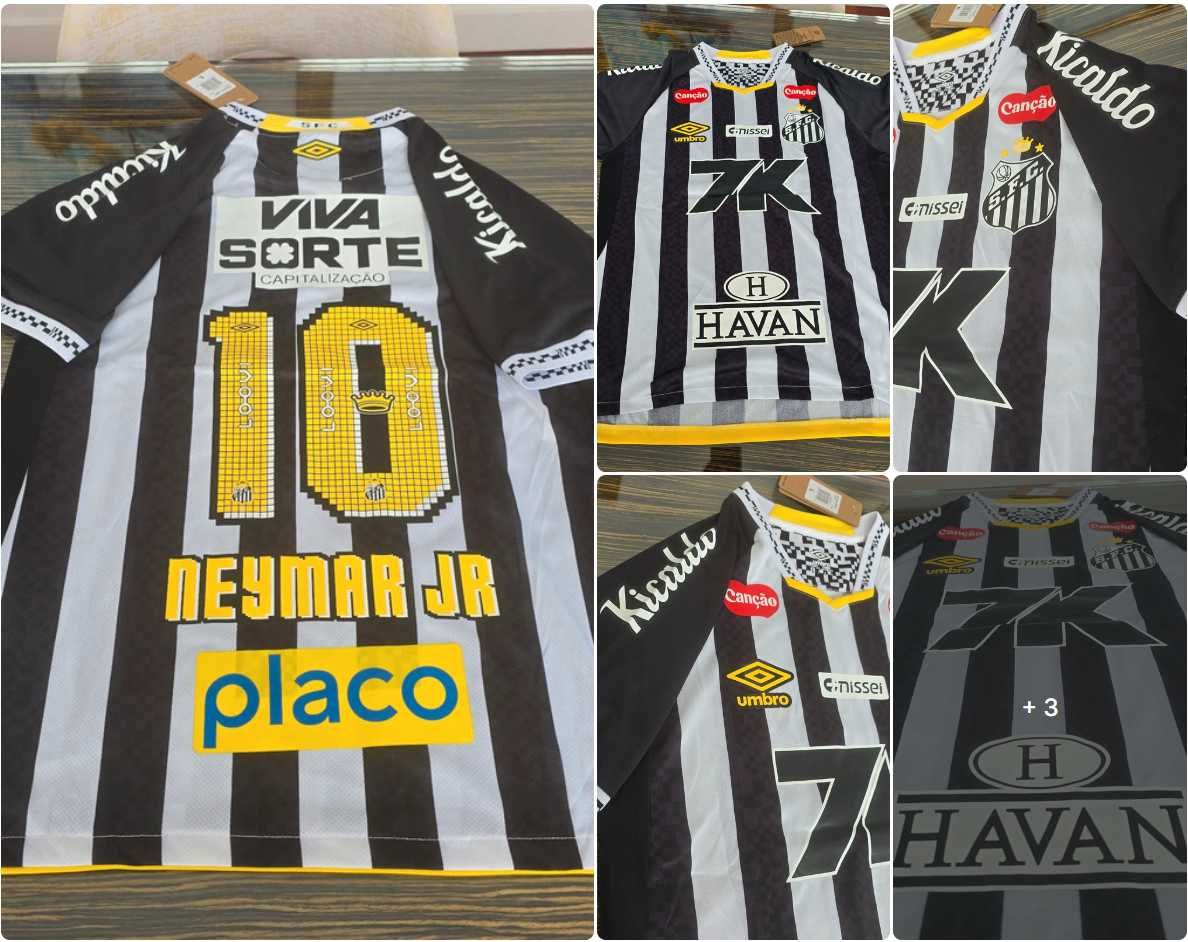 Camisola Santos 2º Equipamento - Neymar Jr. #10 - size L