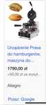 Gofrownica tostownica maszyna do ufo burgerow od harry burger osielsko