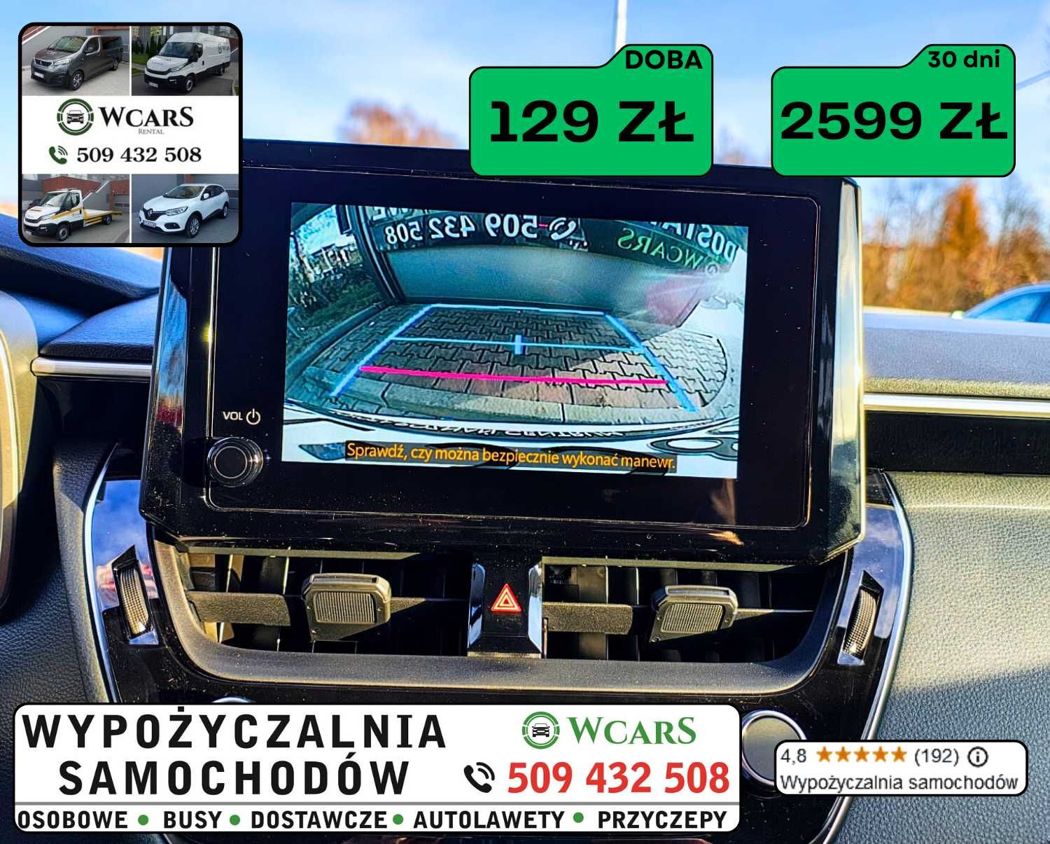 Wynajem samochodu osobowego  wypożyczalnia samochodów dostawczych bus
