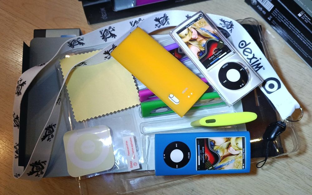 35шт. Чохол apple ipod nano 5g 4g силіконовий та кейс Dexim 10 in 1