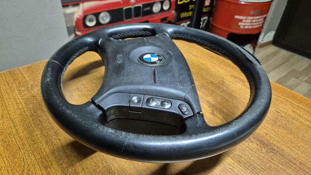 BMW E46 Kierownica Skóra Multifunkcja Poduszka AirBag Polift nr 16