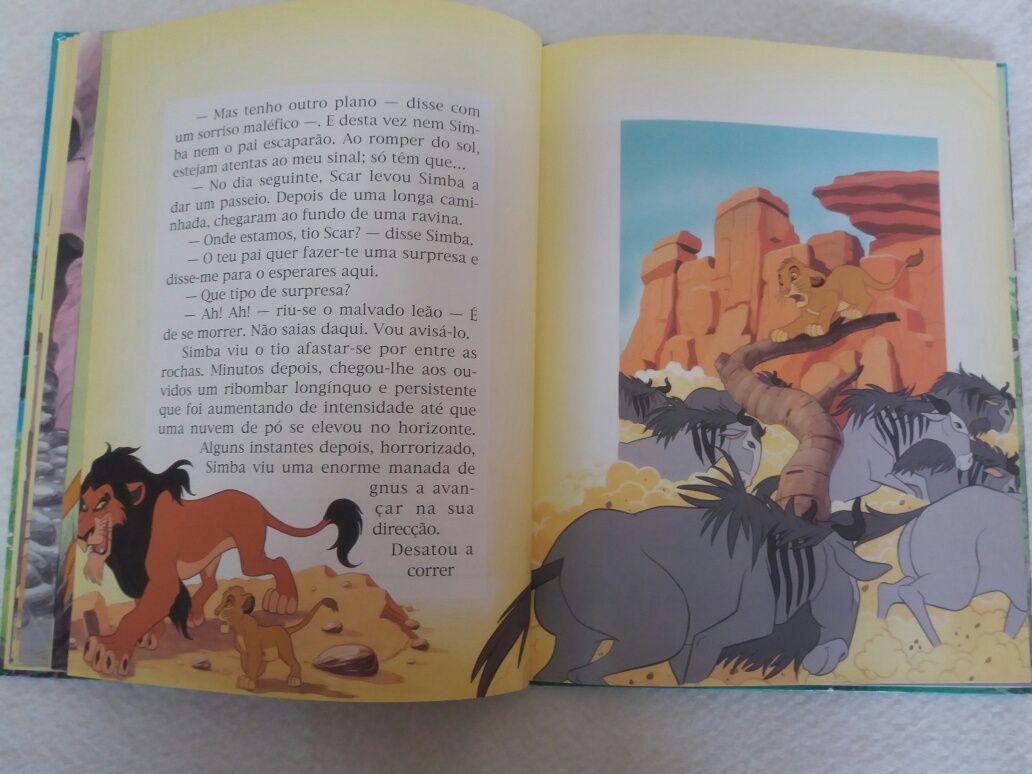 Livro Walt Disney - O Rei Leão (vintage)