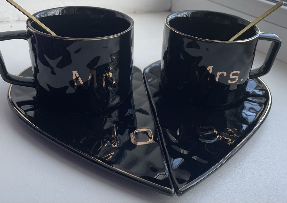 Чашки керамические mrs & mr