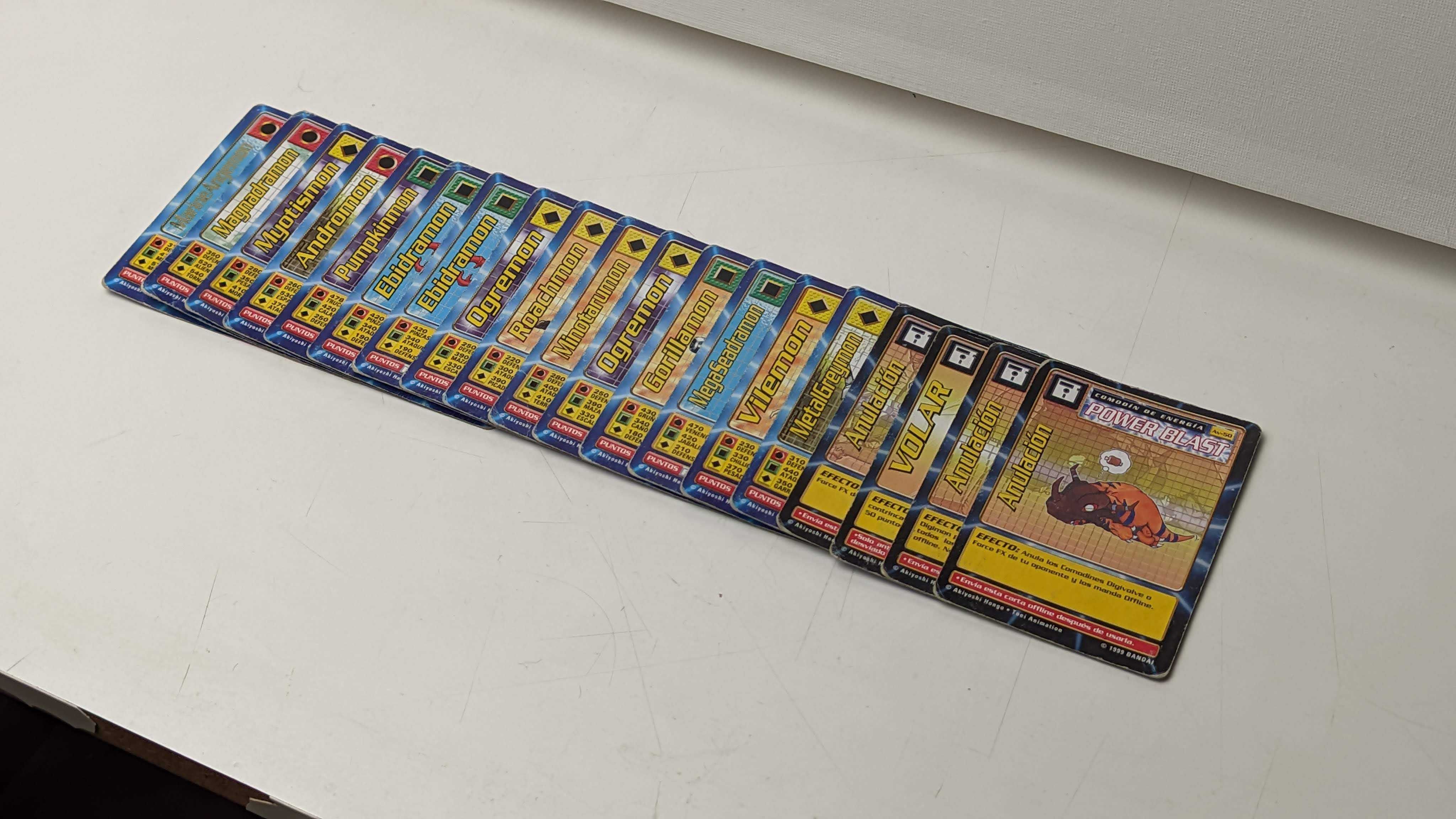 19 Cartas Digimon