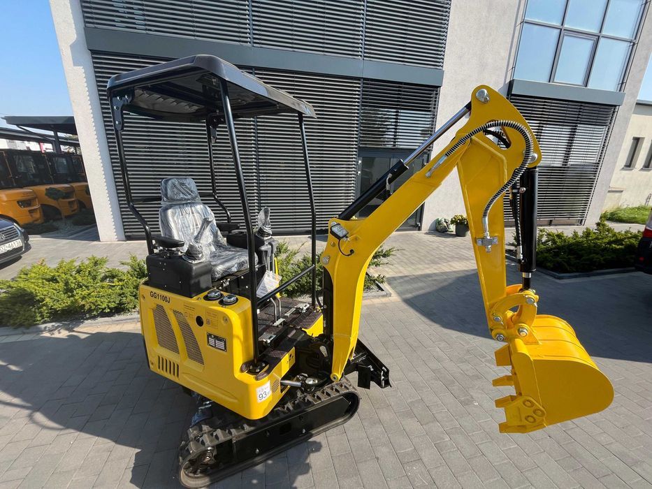 Nowa Minikoparka GG1100J, Kubota, Joysticki, Gunter Grossmann