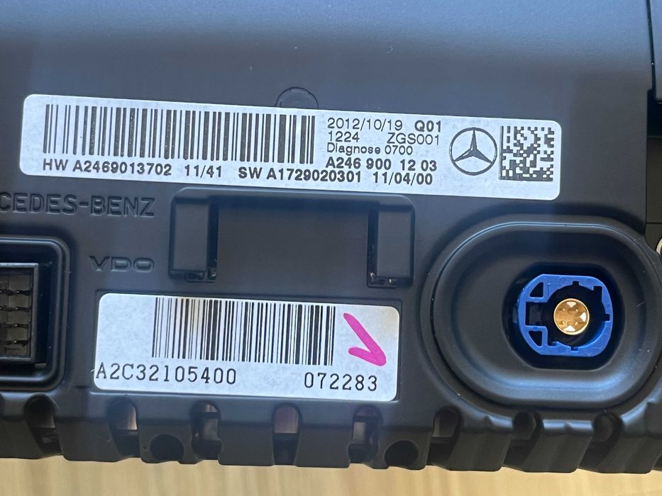 Display de informações
MERCEDES-BENZ B-CLASS