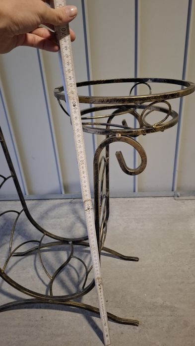 Kwietnik metalowe  2 doniczki