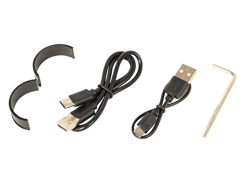 Zestaw akumulatorowa lampka rowerowa LED na przód i tył USB 71-165#