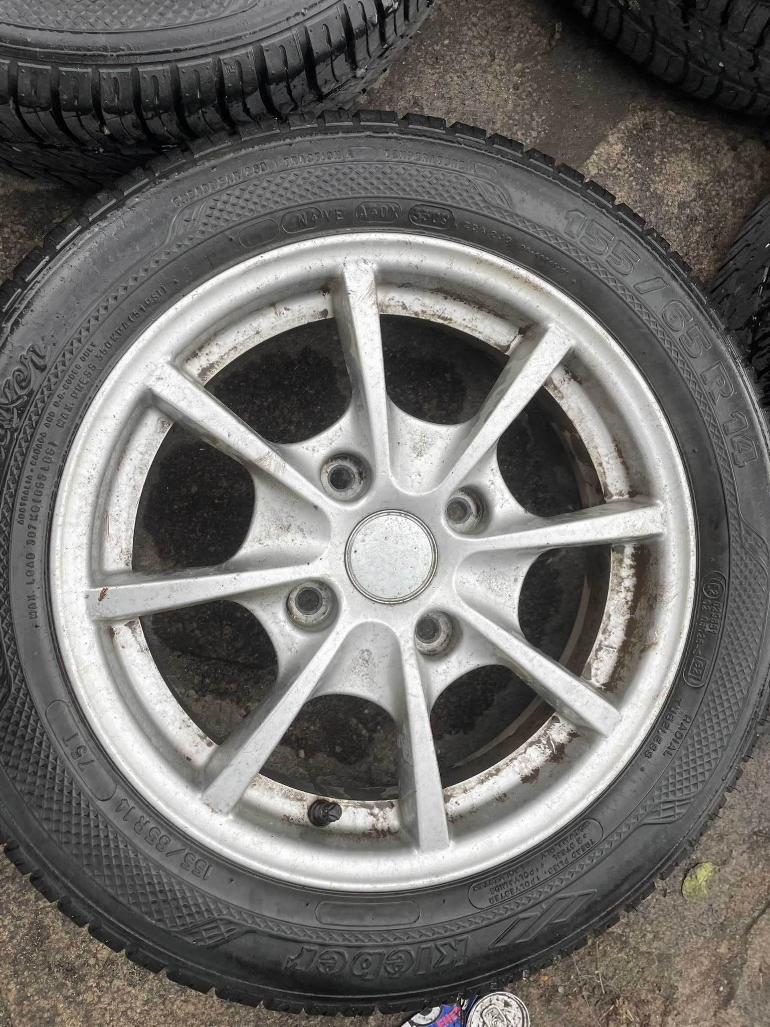 GRECAV microcar aixam ligier alufelgi alusy z opnami lato 155/65 r14
