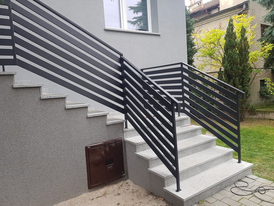 Balustrada sttalowa, aluminiowa