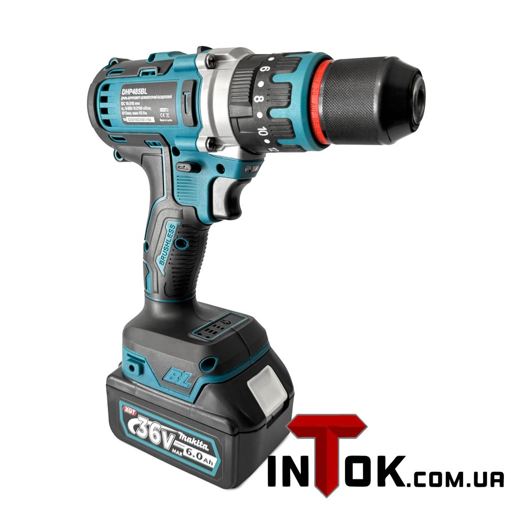 Шуруповерт Makita DHP485BL | 36V | 6.0 A/h | Латвия!!!