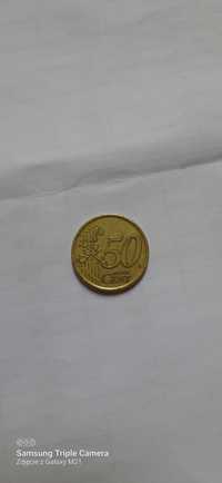 Moneta 50 euro cent Espanien 1999