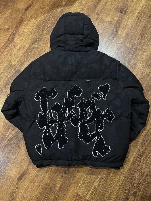 Пуховик Racer Worldwide Black Camo Puffer Jacket 3.0