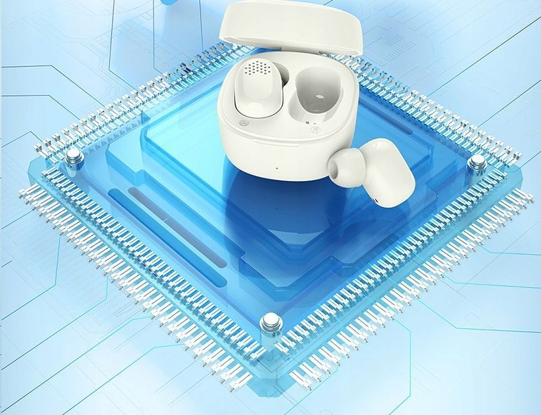 Słuchawki Bezprzewodowe Bluetooth 5.3 Douszne + Powerbank Kabel Tws