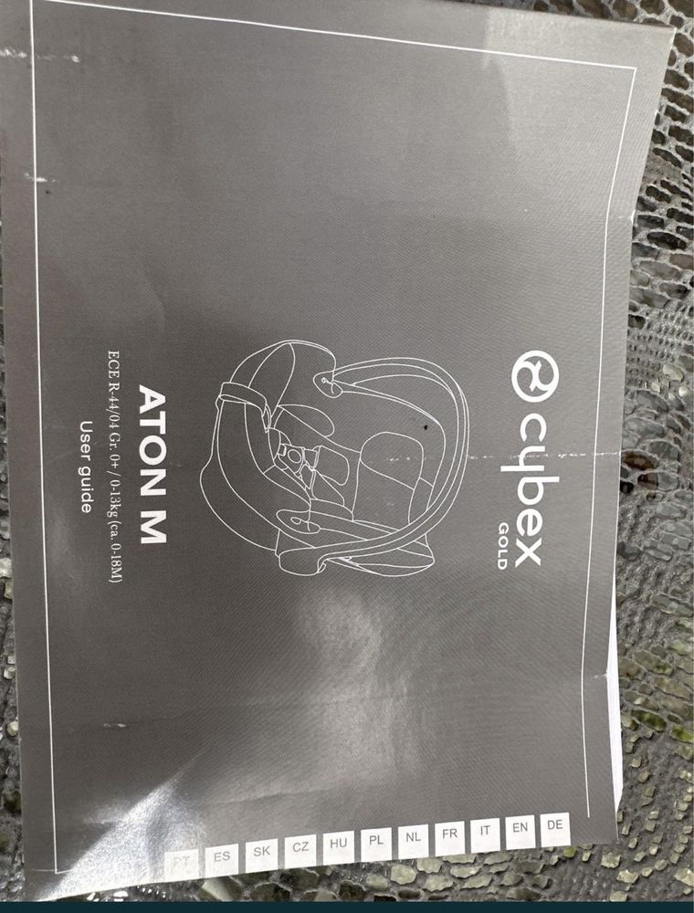 Nosidełko fotelik cybex Aton M 0-13kg