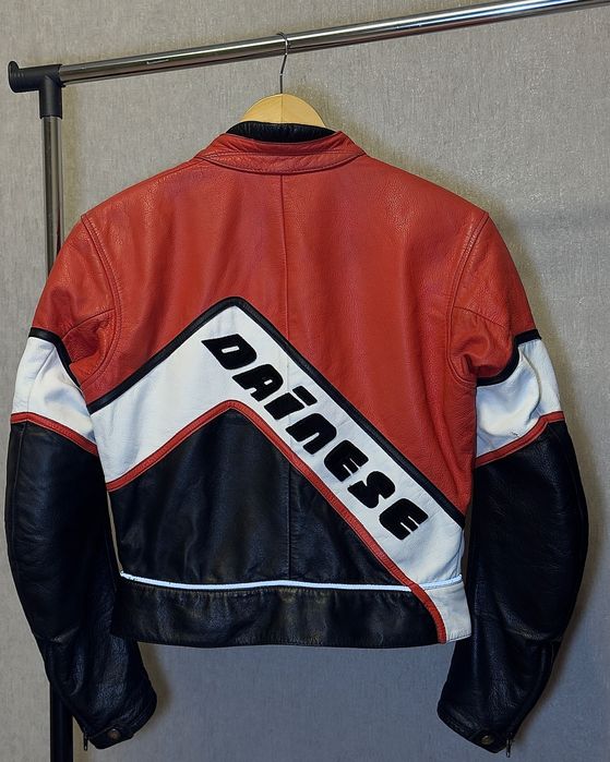 Професійна мотокуртка DAINESE з натуральної шкіри / M-L
