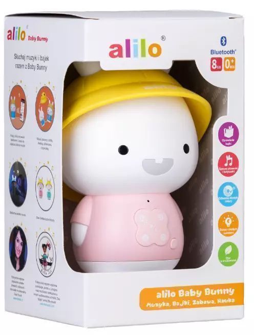 Króliczek Alilo Baby Bunny G9S+, różowy. Alilo