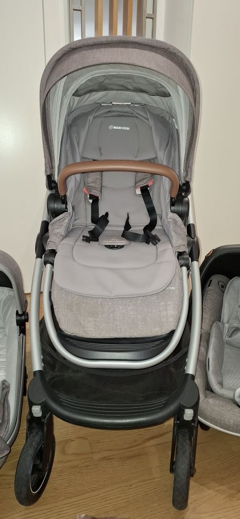 Conjunto Maxi Cosi Adorra Oria Peeble Pro Cadeira Auto Passeio Alcofa