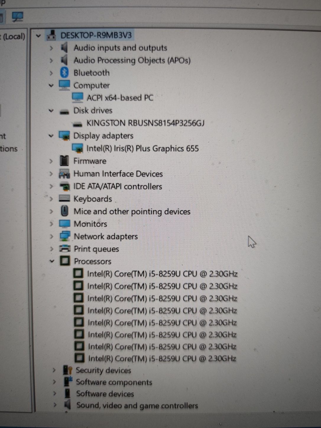 Chuwi Corebox i5-8259U 16GB RAM 256GB