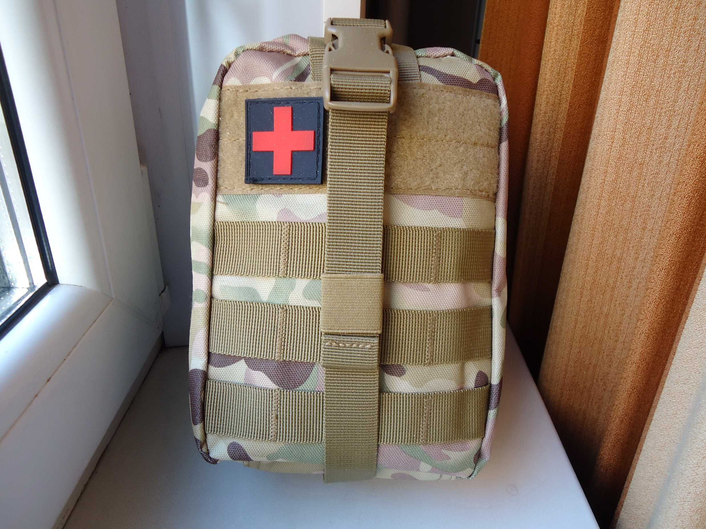 подсумок тактический Аптечка Molle Cordura 600D мультикам