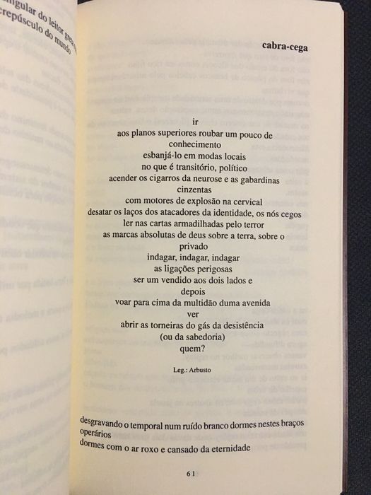 Cesariny/ F. Guimarães/ Paulo da Costa Domingos/J. Carreira Marques