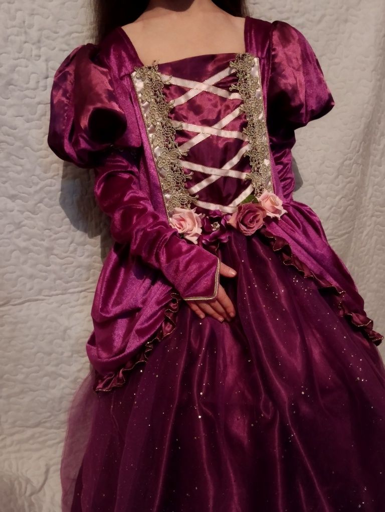 Карнавальный новогодний костюм королевы, принцессы, графини, платье