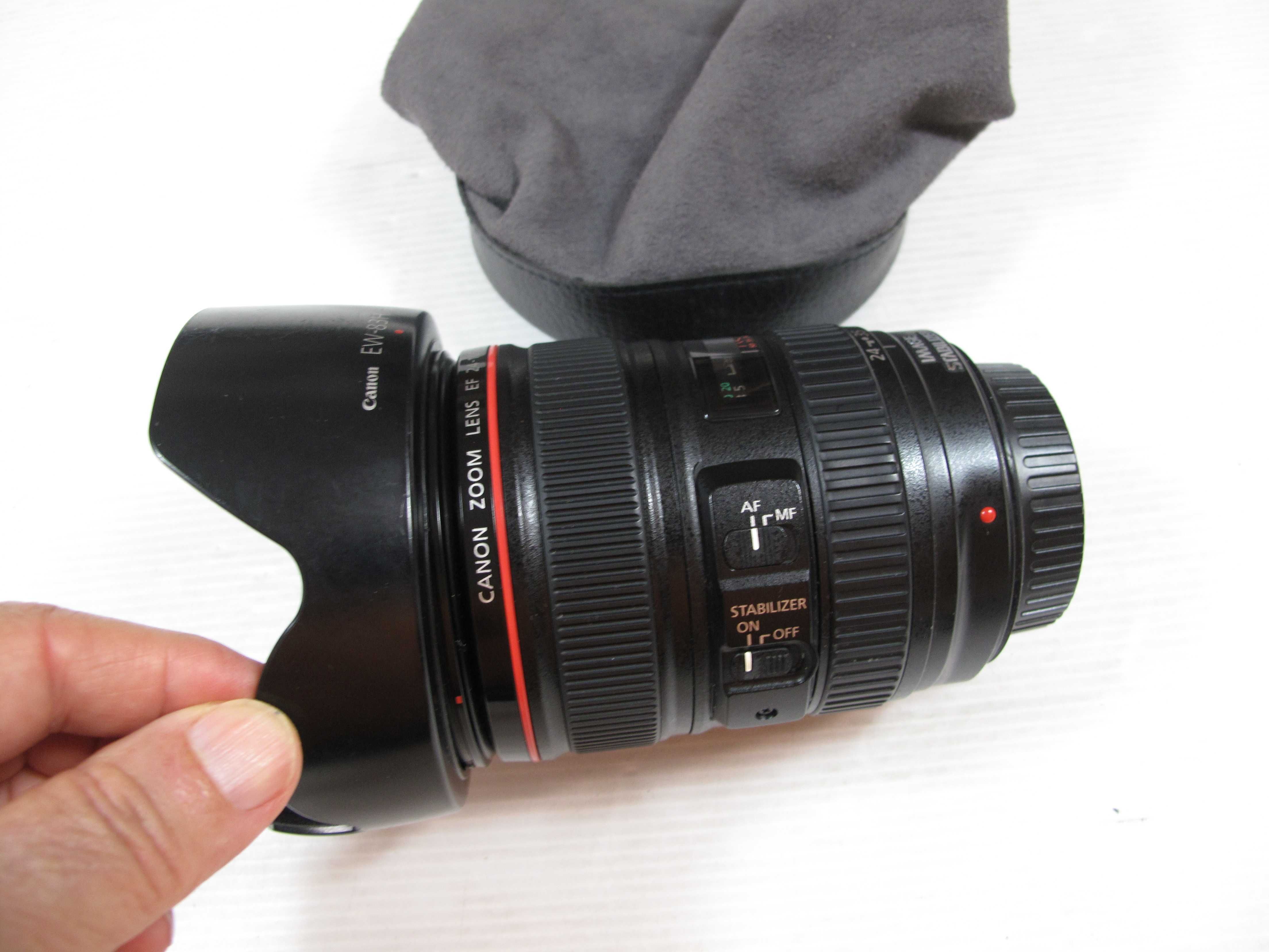 Canon 24-105 L IS na bolsa estado Smi-Nova - Ver fotos