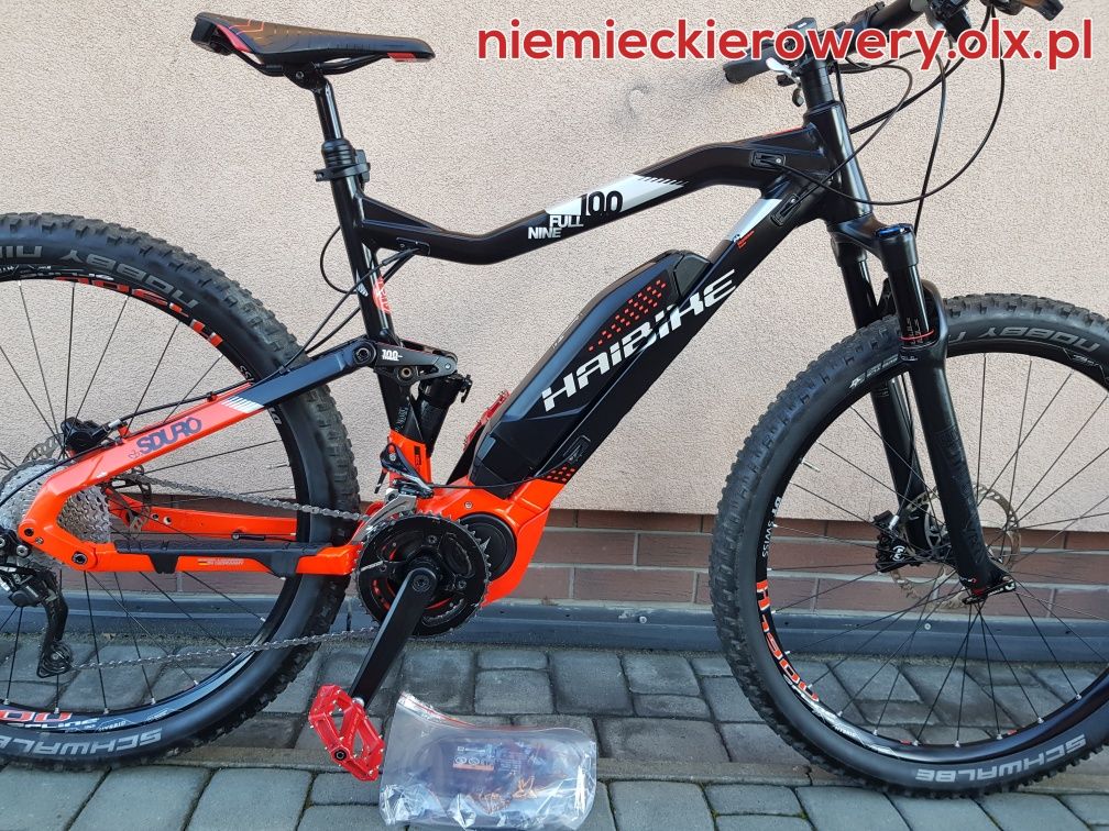 Rower elektryczny górski MTB HAIBIKE FULLNINE koła 29 full deore XT