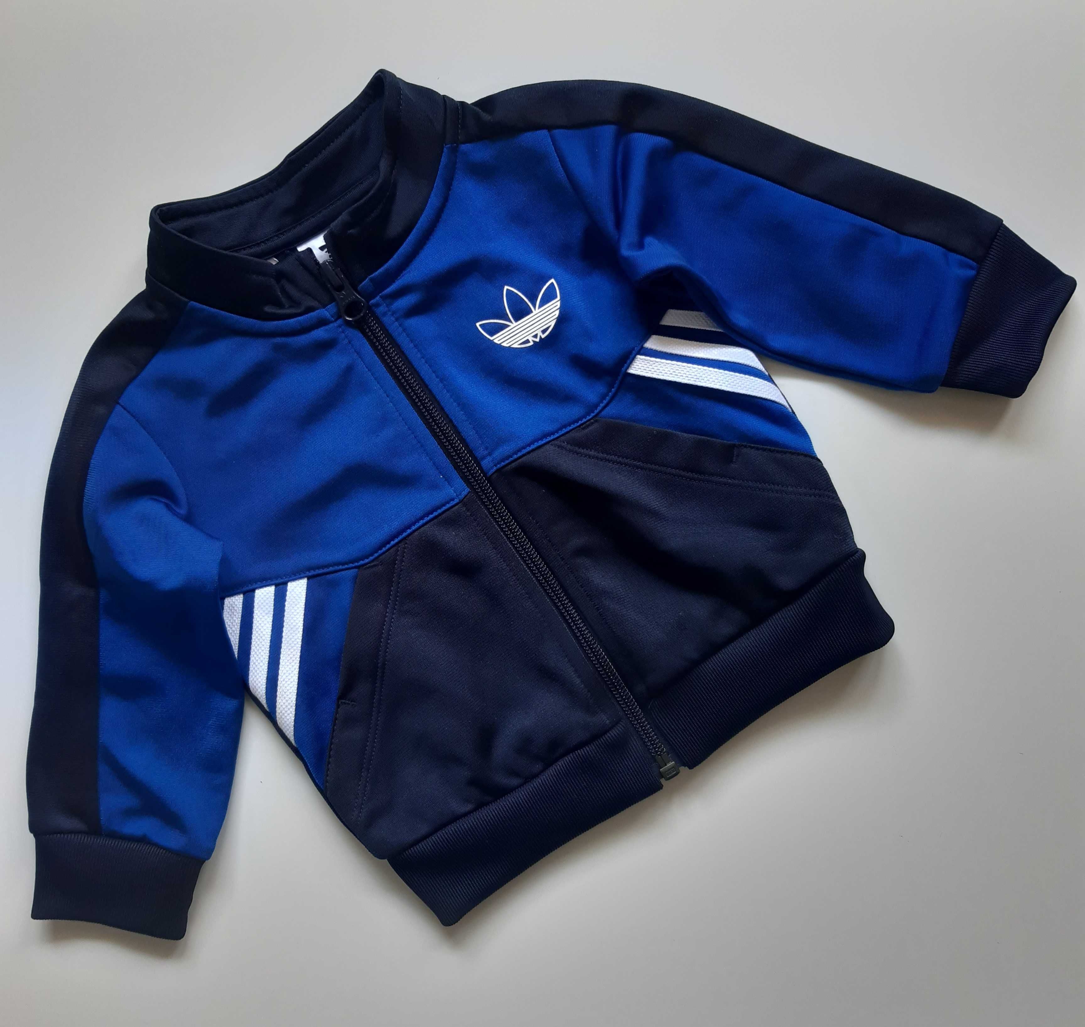 Спортивная кофта на новорожденного мальчика 3 - 6 месяца adidas