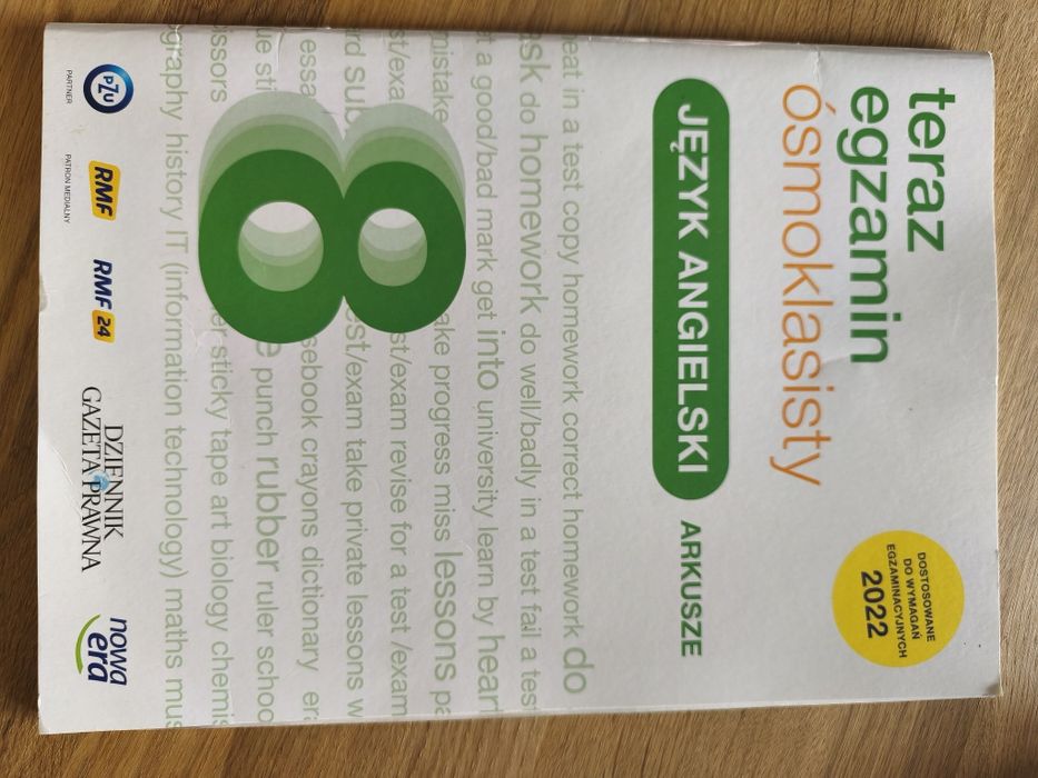 Arkusze Język Angielski dla Ósmoklasisty Egzamin