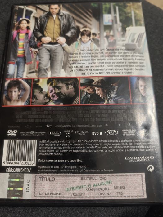 Filme DVD: Biutiful