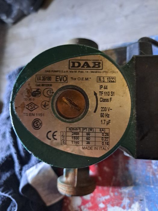 pompa wody do pieca  DAB i niezawodny regulator temperatury TECH